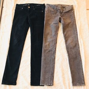 Gap 1969 Always Skinny Cords Black & Grey Size 25